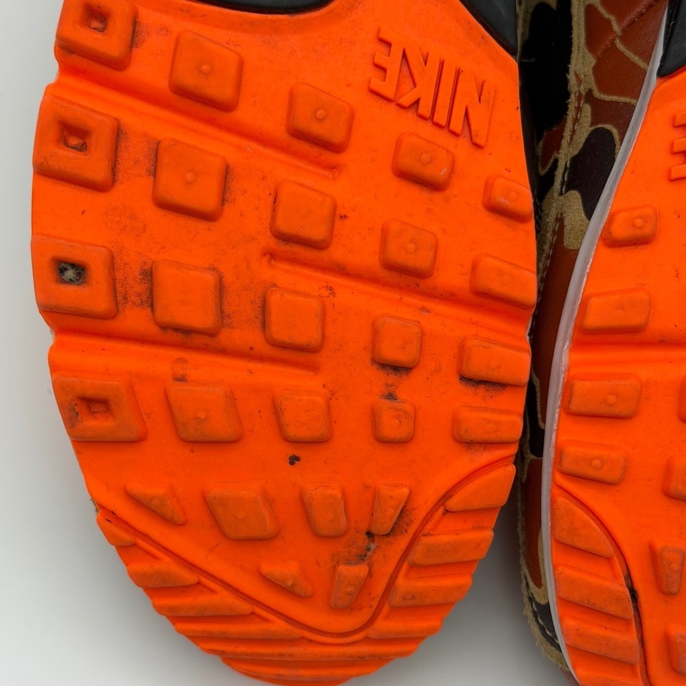 Nike Air Max 90 Orange Duck Camo 2020 - CW4039-800 - Size 7M/8.5W - Authentic - Picture 13 of 14